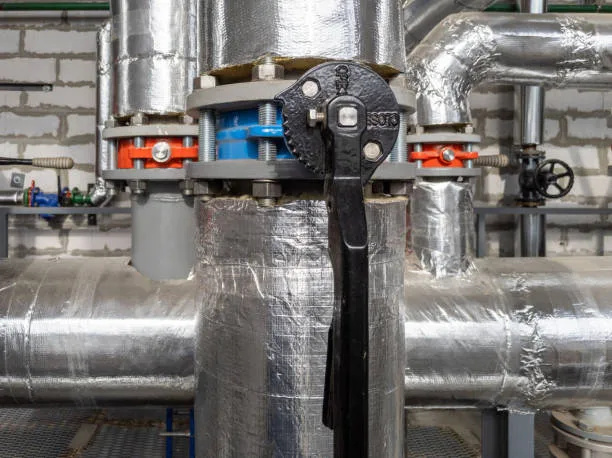 insulation in valve vault